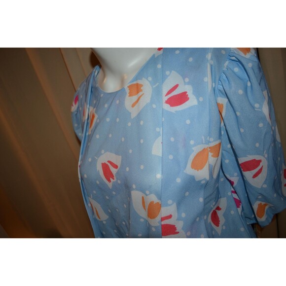 Vintage Dress Blouse with Skirt Groovy Girl Pop Art Mod - Picture 5 of 7